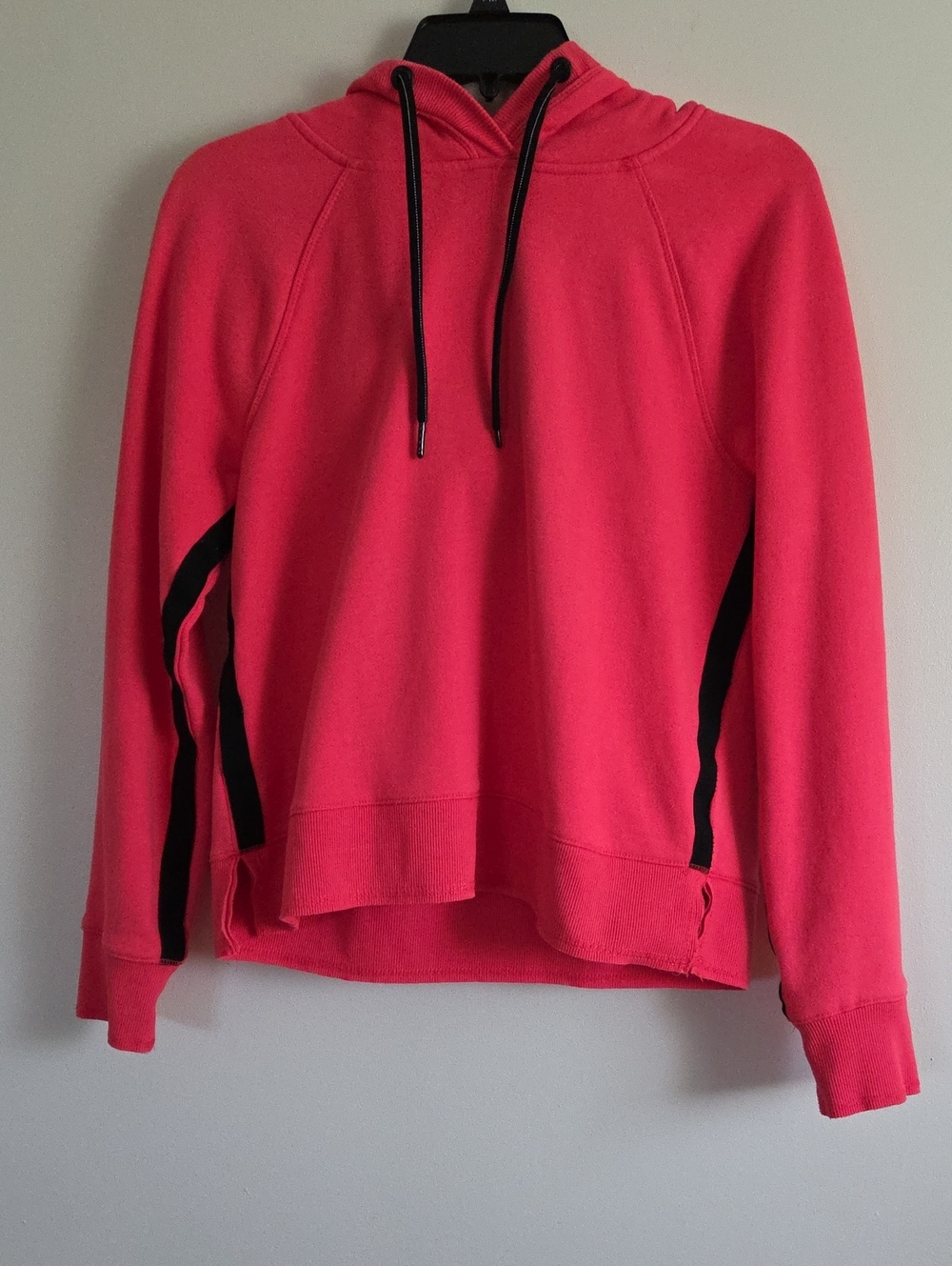 Women’s Pink Hooded Pullover Sweatshirt